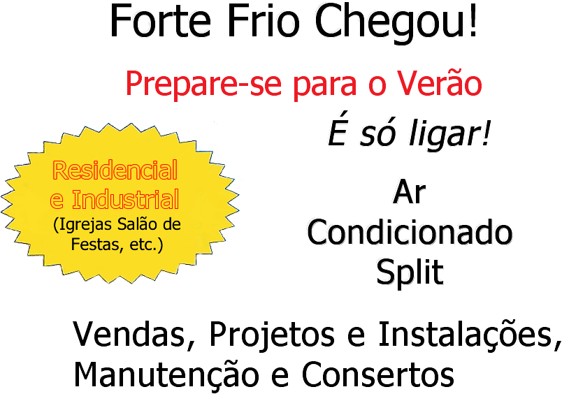 Refrigeração Nova Iguaçu - Forte Air - instalação de ar slipt